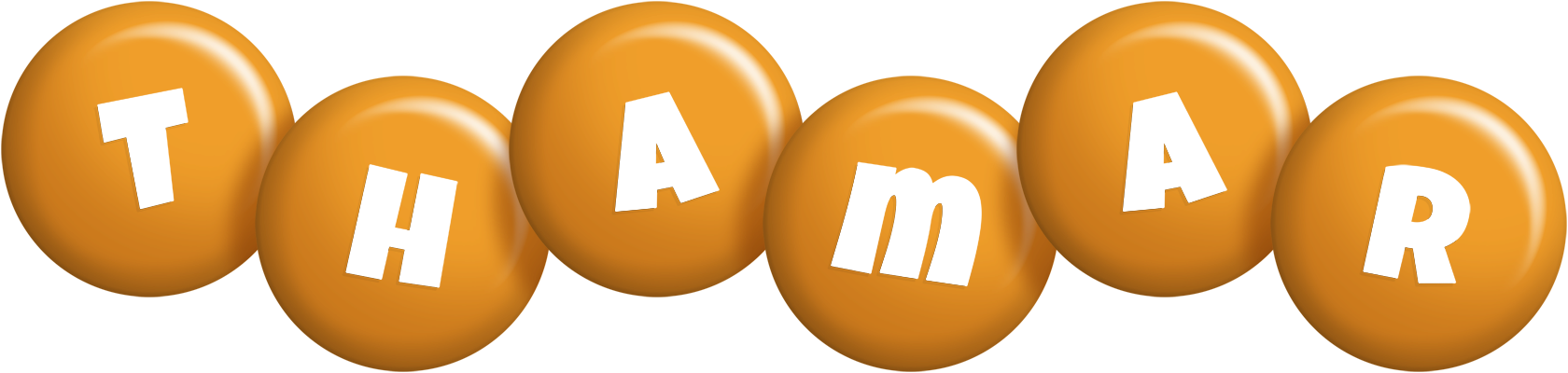 Thamar candy-orange logo