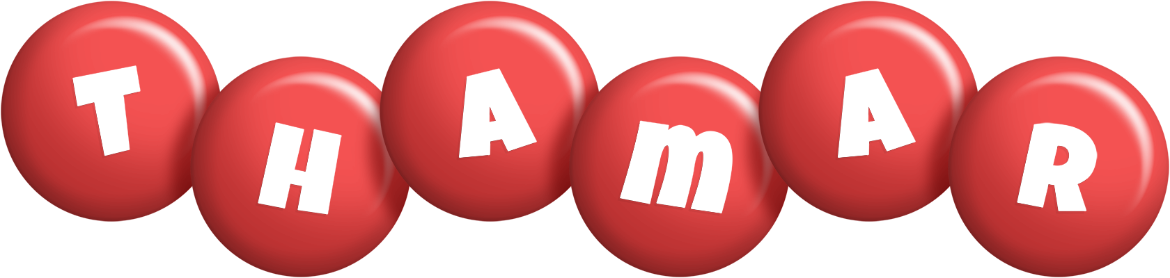 Thamar candy-red logo