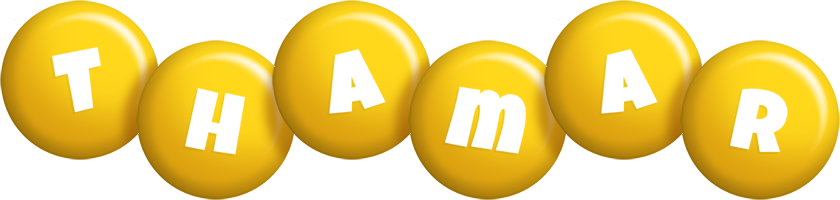 Thamar candy-yellow logo