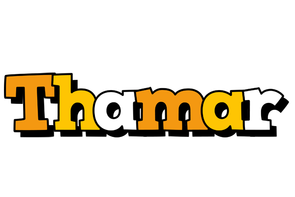 Thamar cartoon logo