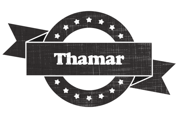 Thamar grunge logo