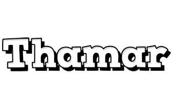 Thamar snowing logo