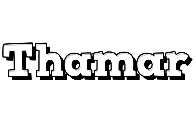 Thamar snowing logo