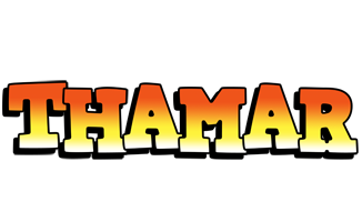 Thamar sunset logo