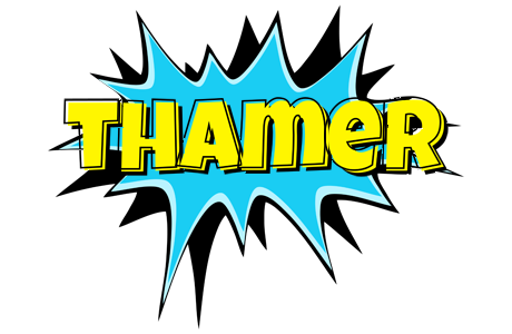 Thamer amazing logo