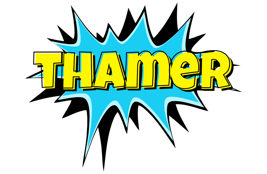 Thamer amazing logo