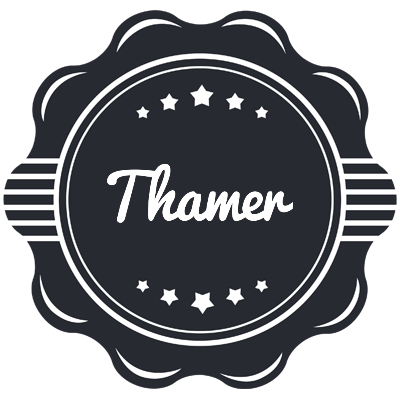 Thamer badge logo