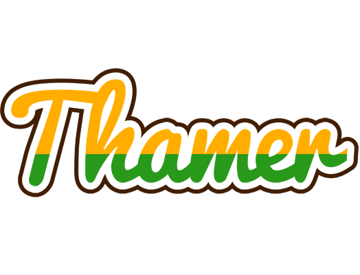 Thamer banana logo