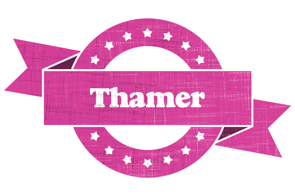 Thamer beauty logo