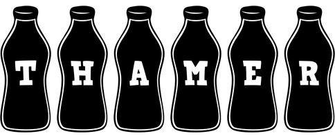 Thamer bottle logo