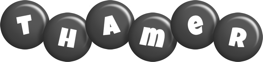 Thamer candy-black logo