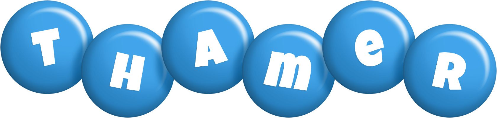 Thamer candy-blue logo
