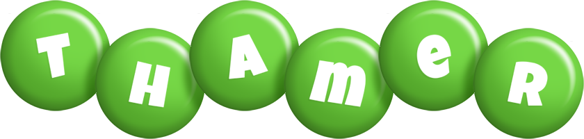 Thamer candy-green logo