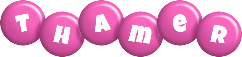 Thamer candy-pink logo