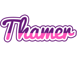 Thamer cheerful logo