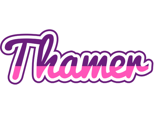 Thamer cheerful logo