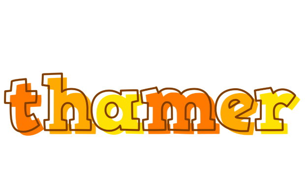 Thamer desert logo