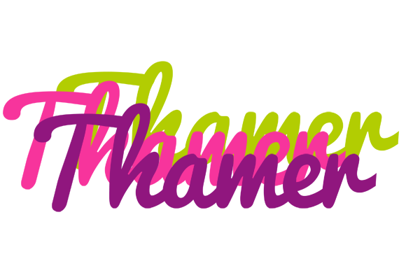 Thamer flowers logo