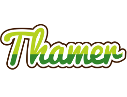 Thamer golfing logo