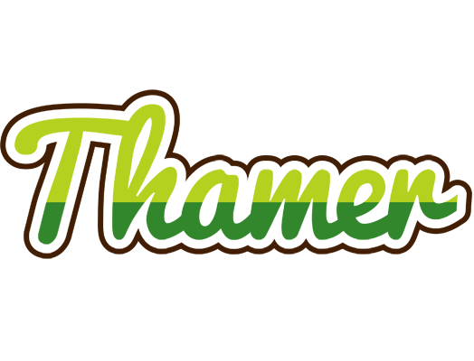 Thamer golfing logo