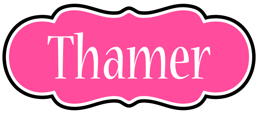 Thamer invitation logo