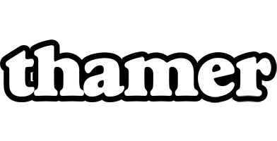 Thamer panda logo