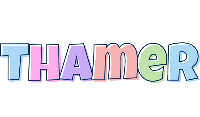 Thamer pastel logo