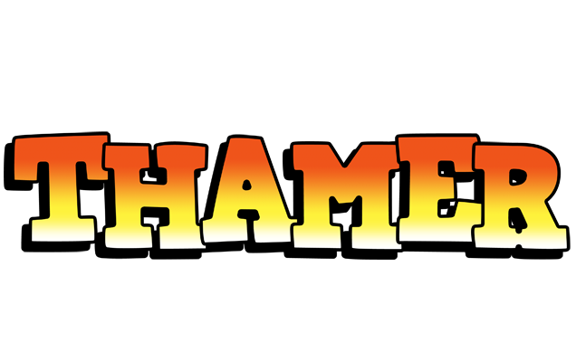 Thamer sunset logo