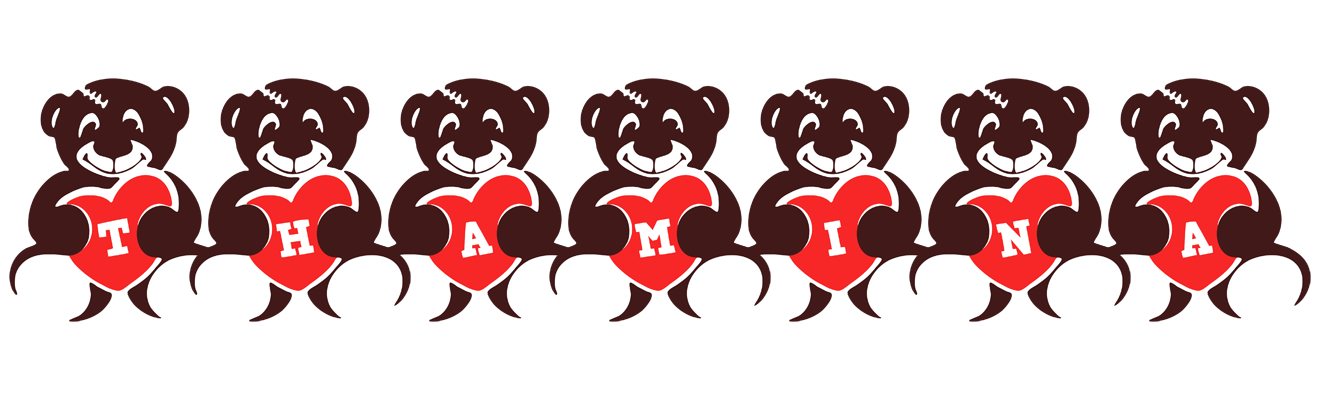Thamina bear logo