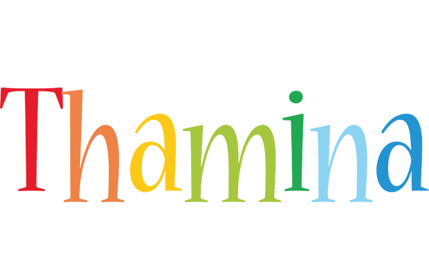 Thamina birthday logo