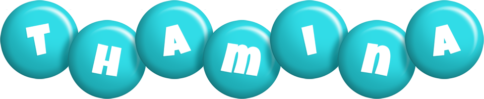 Thamina candy-azur logo