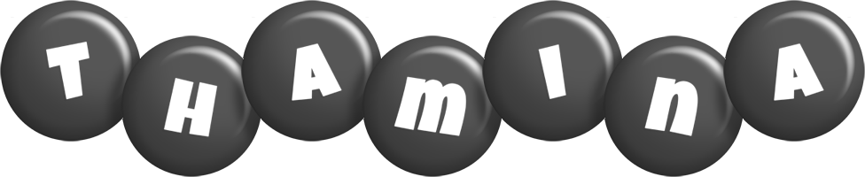 Thamina candy-black logo