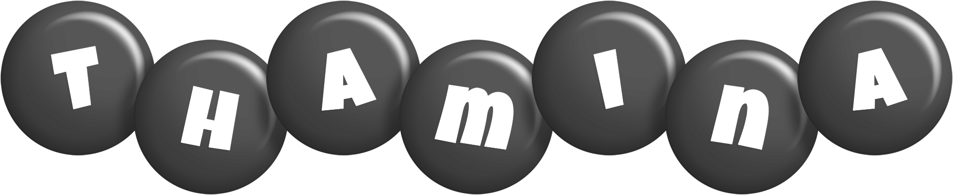 Thamina candy-black logo