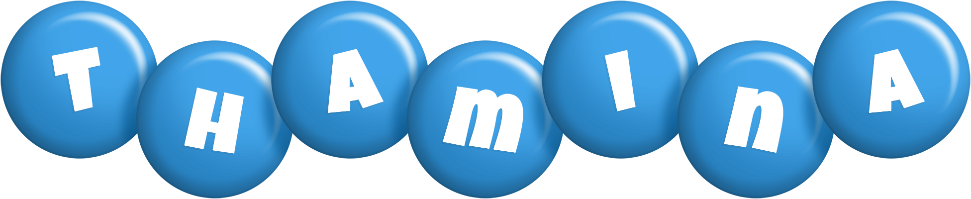 Thamina candy-blue logo