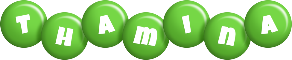 Thamina candy-green logo