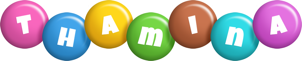 Thamina candy logo
