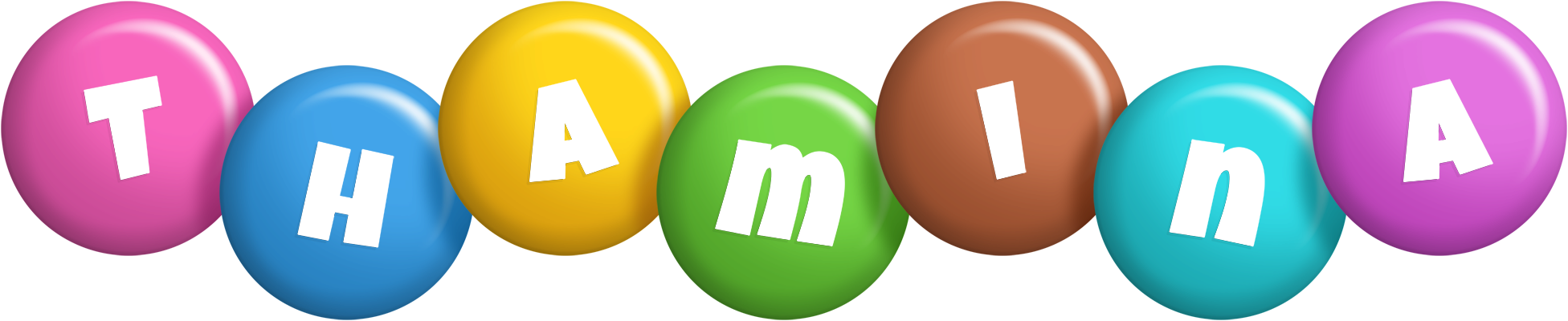 Thamina candy logo