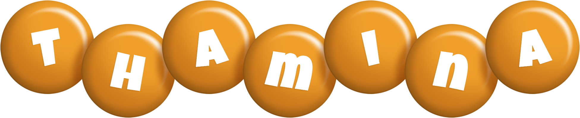 Thamina candy-orange logo