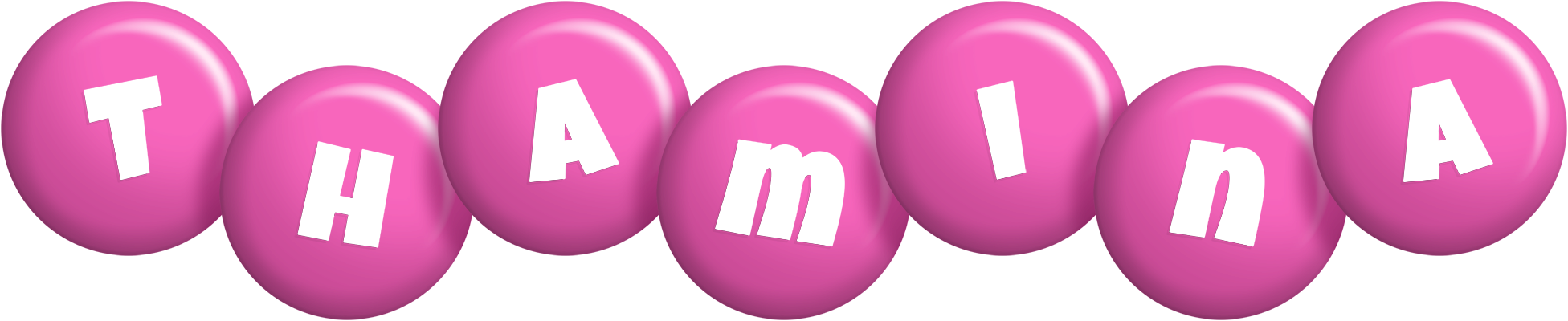 Thamina candy-pink logo