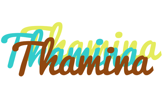 Thamina cupcake logo