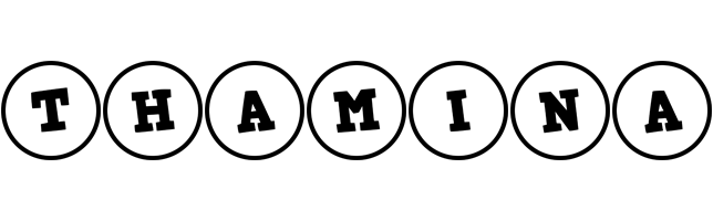 Thamina handy logo