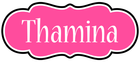 Thamina invitation logo