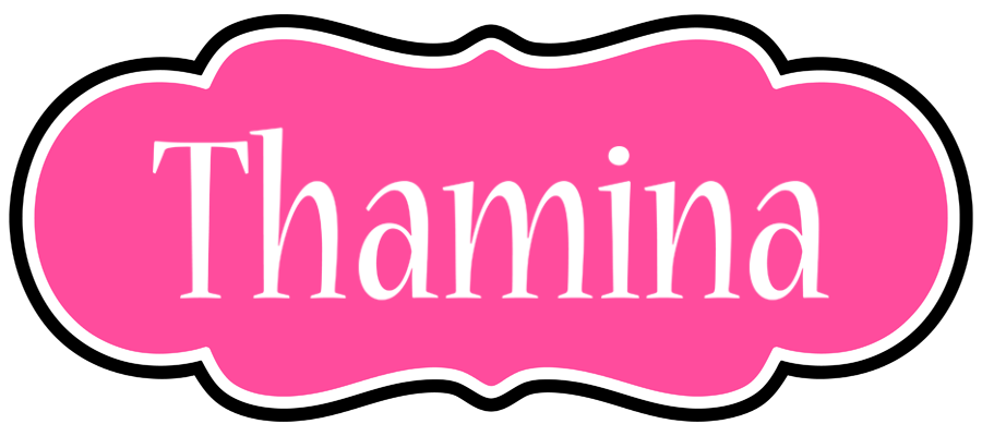 Thamina invitation logo
