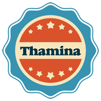 Thamina labels logo
