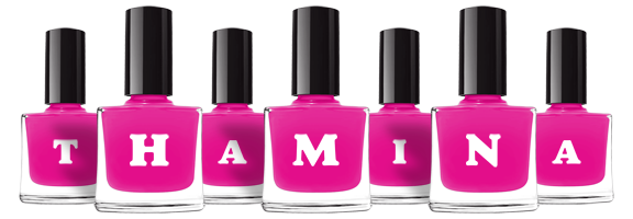 Thamina nails logo