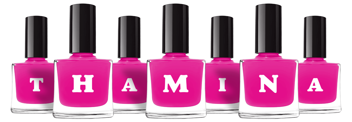 Thamina nails logo