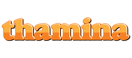 Thamina orange logo