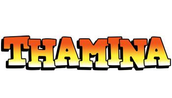Thamina sunset logo