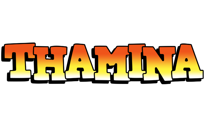 Thamina sunset logo