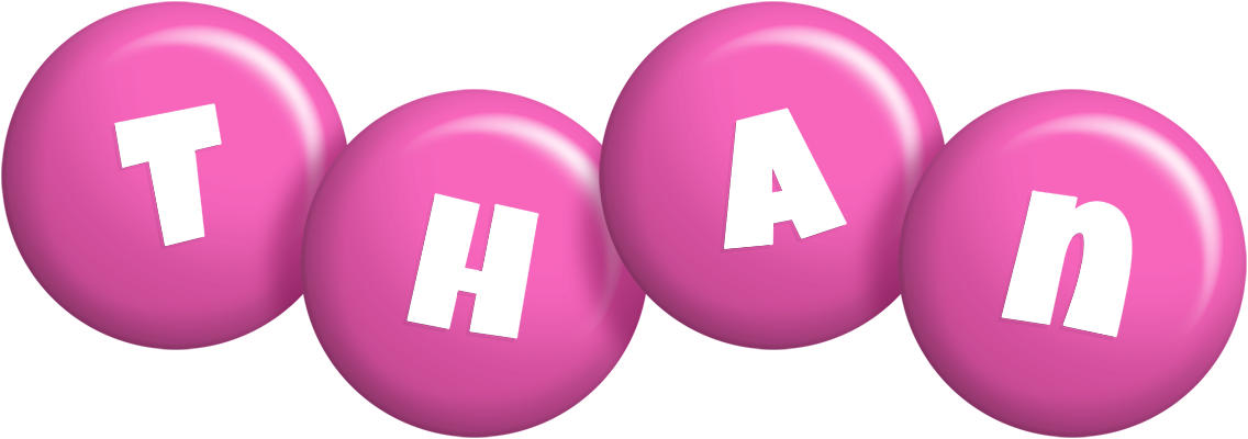Than candy-pink logo